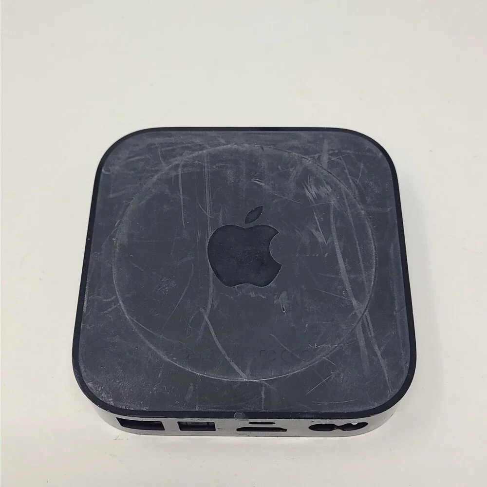 Apple TV 3rd Generation A1469 w/ Remote Power Cord Tested Working